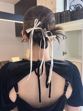 ジゼル 宗像(GiseL) カチモリヘア / ツインヘア / お呼ばれヘアセット / HiROE