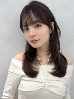 エジョン 三鷹店(Aejon) 三鷹吉祥寺レイヤーカットチャコールグレーバタフライミディ