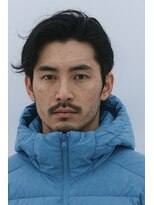 にもう&nbsp;フェザーパーマ/サーフカール/刈り上げセンターパート