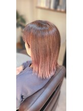 ミュウ(mieux)&nbsp;ペールピンク×外ハネボブ