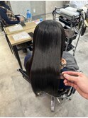 縮毛矯正で乾かすだけで纏まる美髪へ！