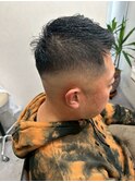 男前スキンフェード