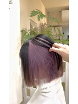 フゥカ 類家店(fuka)&nbsp;アンブレラカラーで仕込むピンクラベンダー【八戸】