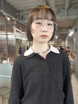 ユルクメゾンシティ 名古屋(JURK MAISON CITY)&nbsp;【ami style】オリーブベージュ　ボブレイヤー　透明感カラー