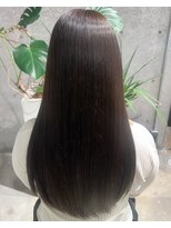 ラブクロムトーキョー オモテサンドウ(LOVECHROME OMOTESANDO)&nbsp;大人ガーリーダークアッシュ/トリートメントでうるつやヘア