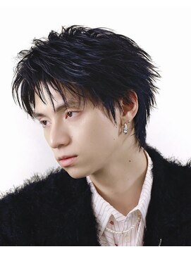 アストラ(ASTRA) MEN’S HAIR/波巻きツイストスパイラル/リバースセンターパート