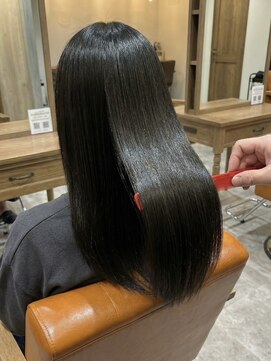 エミュー 大船店(emue) 大船ワンカラーブリーチなしダブルカラーオリーブブラウンカラー