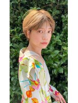 ソレル 用賀(sorel) カジュアルショート×ハイトーンベージュ