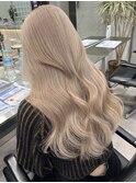 韓国ヘアヘーゼルラテモカミルクティーベージュグレージュカラー