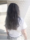 【Marl】ブラックグレージュカラーの外国人風ロング♪