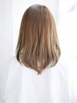 ヘアメイク ナル(hair make nalu) 大人ツヤ色の内巻きワンカールスタイル