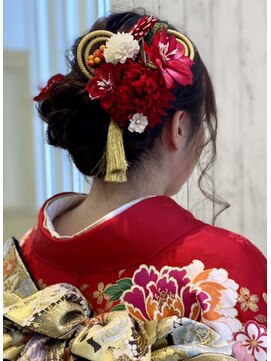 ヘアメイク グランドブロッサム 川越神明町店(HAIR&MAKE Grand Blossom) こなれローウェイトアレンジ