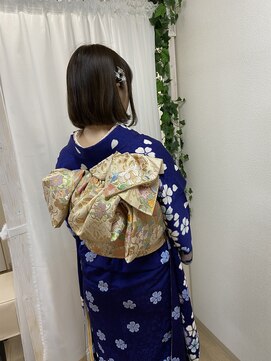 ロカット サロン(Roquat Salon) 振袖前撮りボブアレンジ　【ヘアアレンジ　立川/立川南/八王子】