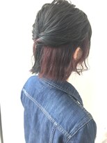 コレロ ヘアー(KORERO hair)&nbsp;インナーカラー×ヘアアレンジ