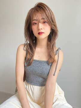 ロイジー(roijir) 表参道roijir ロングウルフ×スモーキーベージュ