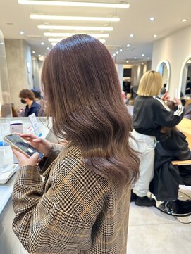 ジーナ セントラル銀座(Zina) バレイヤージュ＊ミルクティーベージュ【ZinaCENTRAL】