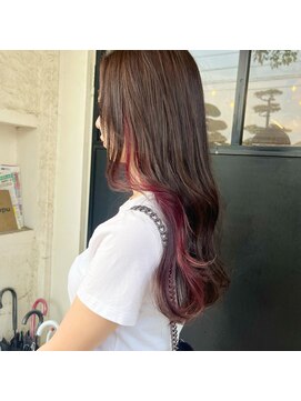 ボアップ 新居浜店(boappu) #インナーカラー #インナーピンク ＃レイヤーカット