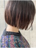 ミニボブ 切りっぱなしボブ 似合わせカット 表参道