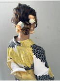 浴衣   サイドアップ  ヘアセット  エジリ