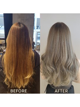 アフロート ギンザ(AFLOAT GINZA) 30代40代50代◎大人のハイトーンカラー