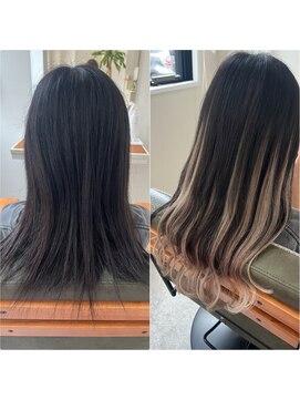 ハイエクステンション 近江八幡店(Hi-Extension) バレイヤージュ風