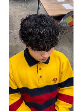 エルオム(EL.HOMME) 強めシャドウパーマ