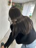 オージュアトリートメント+透明感カラーカット［chord小作］