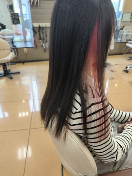 ヘアーズ ベリー 小林店(hairs BERRY) インナーピンク