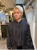 【三野隼澄】メンズショート×ホワイトカラー