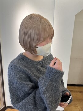 エデン(Eden by Nanpu) ショートボブ×ベージュカラー