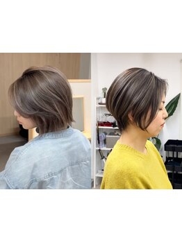 骨格やイメージに合わせたショートカットで“今までで一番のお気に入り”ヘアスタイルへ*[船橋]