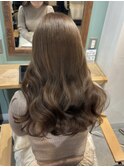 ブリーチなしダブルカラー×モカグレージュ