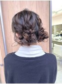 ヘアセット/ヘアアレンジ/編み下ろし/シニヨン/カチモリヘア