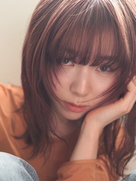 アッド バイ ケーツー(add by K-two) 顔周りレイヤー/似合わせ/オレンジブラウン/透明感