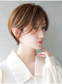 大人可愛い30代40代50代小顔◎マッシュショートボブウルフカット