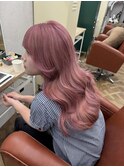 お顔がぱっと華やかに、ピンクラベンダー