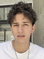 フィフス 大分(fifth) 大分メンズツーブロック刈り上げベリーショートスパイラルパーマ