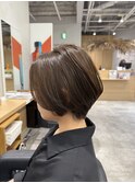 お家でのセット時間短縮！ショートボブ