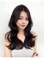 アマトウキョウ アユンチェ(AMA TOKYO×AYUNCHE) 前髪顔まわり韓国ヘアレイヤーカットサイドバンク2wayバンク韓国