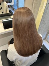 カラーも同時施術可能◎オーダーメイド縮毛矯正と弱酸性カラーだからこそできる。時短と美髪の最強コラボ