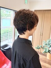 ヘアールシア(hair Lucia) 【ショート】上品な大人マッシュボブパーマ｜南草津