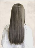 透明感カラー髪質改善！透明感グレージュレイヤ