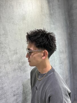 サイファー 心斎橋(CIPHER.) スパイキーピンパーマ