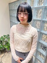 ノル 栄矢場町(nol) ブルーブラック×ボブ