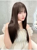 ブリーチなしダブルカラー/韓国ボブ/縮毛矯正/髪質改善/学割U24