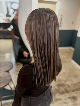 ヘアーブレイス(hair brace) 千葉駅/着物ヘア/大人ガーリー/ダークアッシュ/似合わせカット