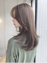 トーン 上大岡(tone.) ミディアムレイヤー*レイヤーカット*髪質改善 *ベージュカラー*