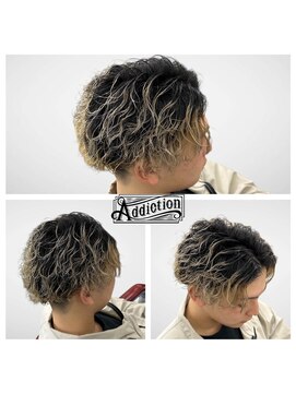 アディクション(Addiction) デザインカット×パーマ