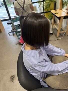 キュー(CEU) 髪質改善 縮毛矯正 ボブ