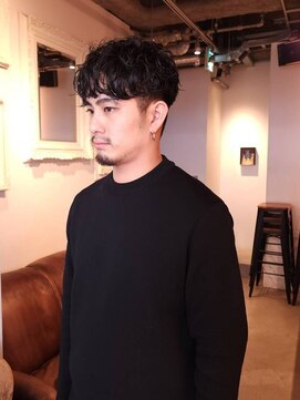 ブロック ジャポン(bloc japon) ルーズショートパーマ 刈り上げショート/池田裕和